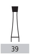 Carbide Burs - # 39 Inverted Cone 10Pack
