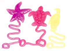 Toys - Sticky Sea Animals 5"L Assorted (72)