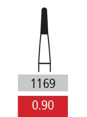 Carbide Burs - # 1169 Round End Tapered Fissure