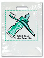 Bags - 2 Color Keep Smile Beautfl Small 7.5x9 (100)