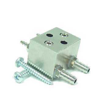 DCI #3021 - Flow Control Connector Block - Syringe Block