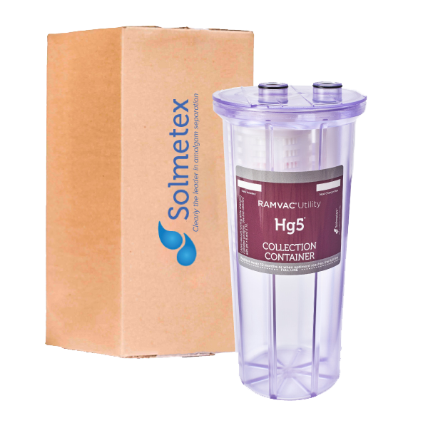 Solmetex Ramvac Utility Hg5 Collection Container with Recycle Kit