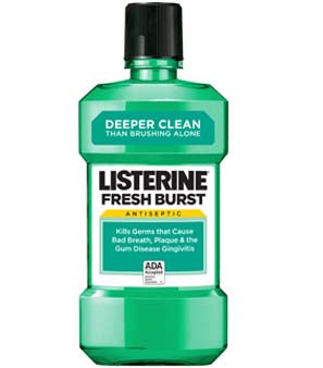 Mouthwash, Listerine Fresh Burst 6 x 1.5 Liter Bottles - #52855