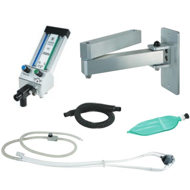 Belmed Flowmeter System - 8" Double Swivel Arm