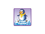 Stickers - Dental Penguin Cool Sm 2.5x2.5  (100pk)
