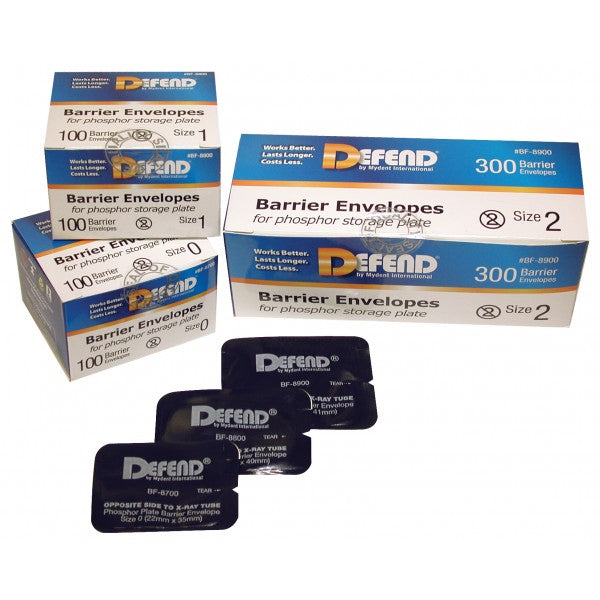 Phopsor Plates Barrier Envelopes Size 1 - 100/BX