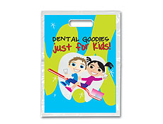 Bags - Full Color Dental Goodies Large 9x13 (250)