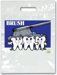 Bags -  Oxo-Bio Brush On Teeth Small 7.5x9 (100)