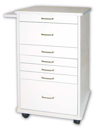 Assistant's North Carolina mobile cabinet- light grey or white
