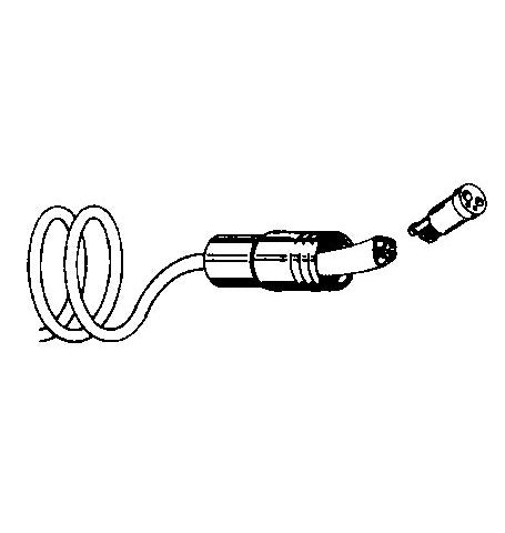 Dci #431Ct - Black Coiled Asepsis Style 4-Hole Handpiece Tubing W/ Connector
