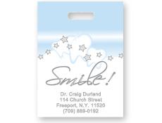 Bags - 2 Color Stars & Smiles Imprint 9x13 (500)