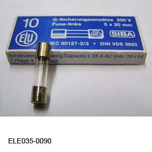 Fuse 0.5A, 250V 5*20