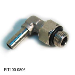 Male Adapter, Elbow, 90°, 1/8"Bsp For 6Mm Hose