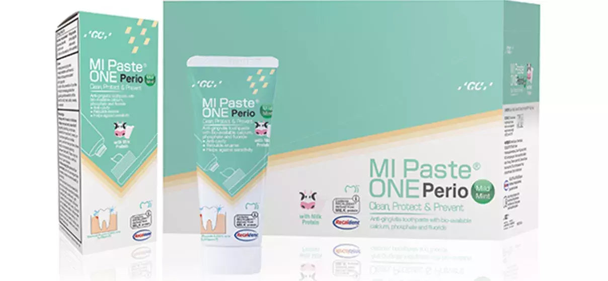 Mi Paste One Perio - Anti-Gingivitis Toothpaste with RECALDENT - 10 Pack