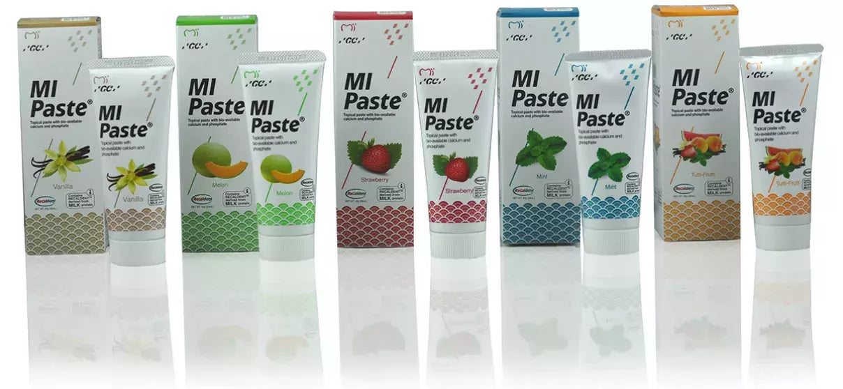 MI Paste - Topical Tooth Crème Containing Calcium & Phosphate - 10 Pack