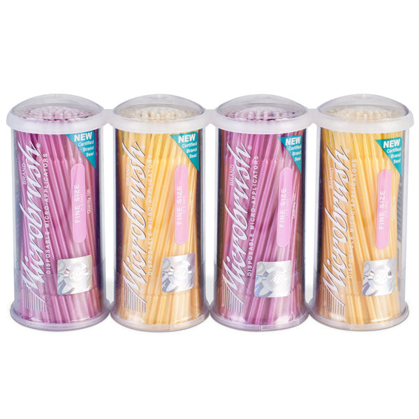 Microbrush Applicators Fine Pink 400/Pk