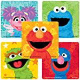 Stickers - Sesame Street Chalk(100 Pk.) 5 Designs, 2-1/2"  X 2-1/2"  Square