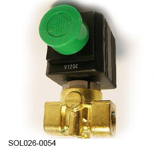 3870Ehs Valve Solenoid 1/4" 12Vdc Ode