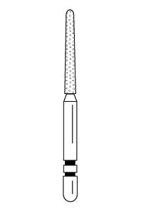 Two Striper Diamond - Round End Taper 5/PK -  781.10