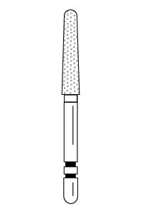 Two Striper Diamond - Round End Taper 5/PK -  784.10